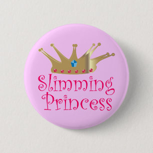 Slimming Princess 2 Inch Round Button
