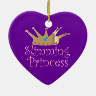 Slimming Princess Ceramic Ornament