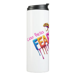 Slimy Gecko Graphics Thermal Tumbler