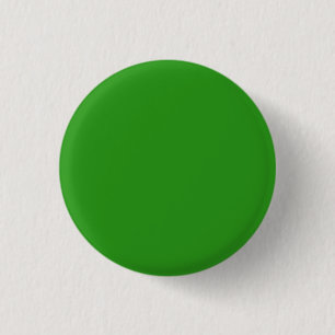 Slimy Green Solid Colour 1 Inch Round Button