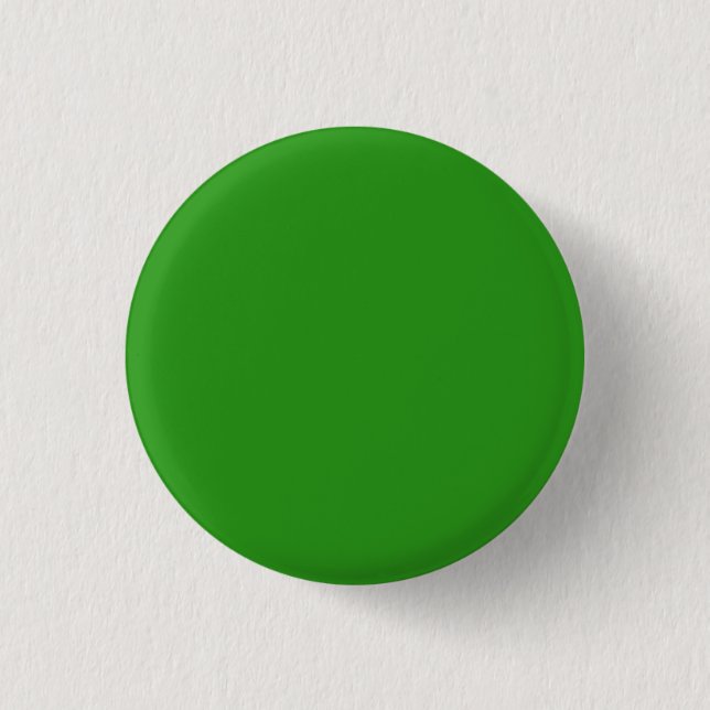 Slimy Green Solid Colour 1 Inch Round Button (Front)