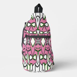 Sling Bag, A Retro seamless classic design Sling Bag
