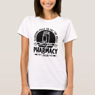 Slinging Pills Pharmacist Pharmacy Technician Gift T-Shirt