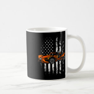 Slingshot Car American Usa Flag 4th Of July Slings Coffee Mug