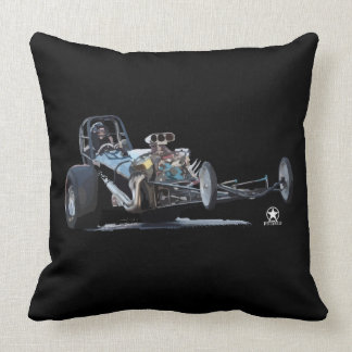 Slingshot Dragster Throw Pillow