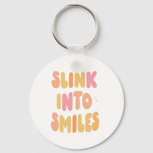 Slink Into Smiles Keychain