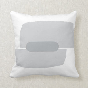 Slip Grey Throw Pillow