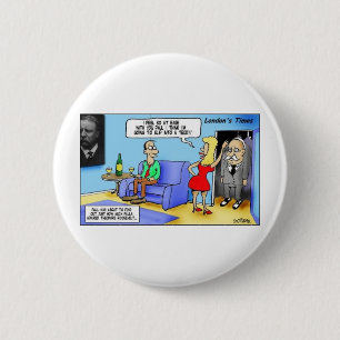 Slip Into A Teddy..Roosevelt Funny Gifts Mugs Etc 2 Inch Round Button
