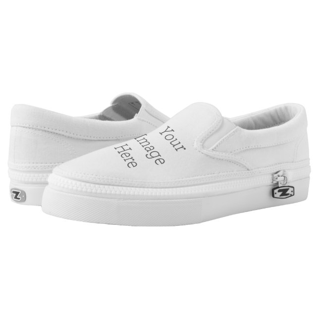 Zipz Chaussure Slip-on, Taille 35.5 personnalisées (Paire)