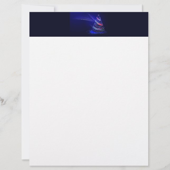 SlipperyJoe digitally rendered Christmas tree beau Letterhead (Front)