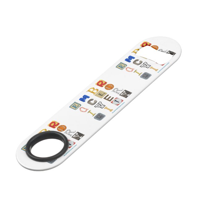 SlipperyJoe embrace diversity metaphor LGBTQIA glo Bar Key (Front Angled)