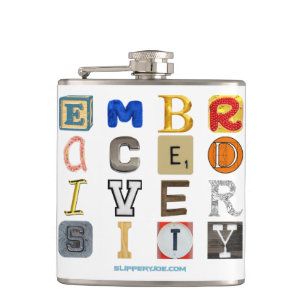 SlipperyJoe embrace diversity metaphor LGBTQIA glo Hip Flask