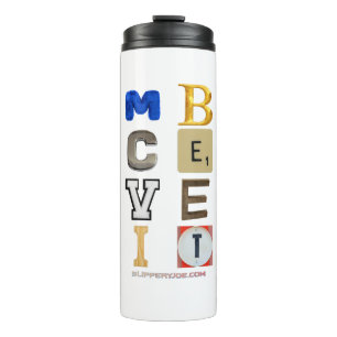SlipperyJoe embrace diversity metaphor LGBTQIA glo Thermal Tumbler