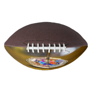 SlipperyJoe Hanukkah dreidel gift octagonal base b Football