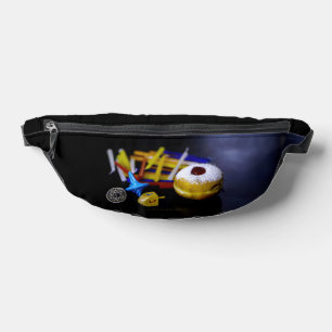 SlipperyJoe Hanukkah symbolic still life holiday e Fanny Pack
