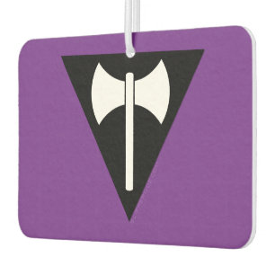 SlipperyJoe lesbian pride flag powerful gay femini Air Freshener