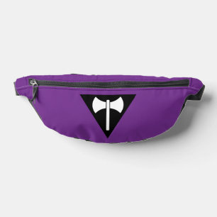 SlipperyJoe lesbian pride flag powerful gay femini Fanny Pack
