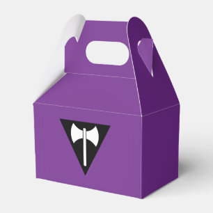 SlipperyJoe lesbian pride flag powerful gay femini Favor Box