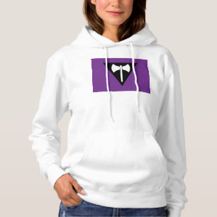 SlipperyJoe lesbian pride flag powerful gay femini Hoodie