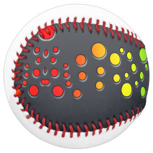 SlipperyJoe love bubbles red orange yellow green c Softball