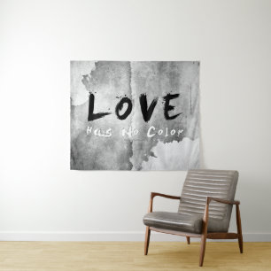 SlipperyJoe love has no colour race skin-tone boun Tapestry