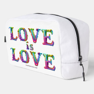 SlipperyJoe love is love dripping melting dynamic  Dopp Kit