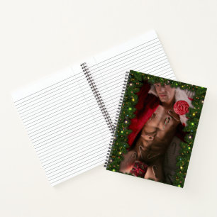 SlipperyJoe male chest six pack stomach bare torso Notebook