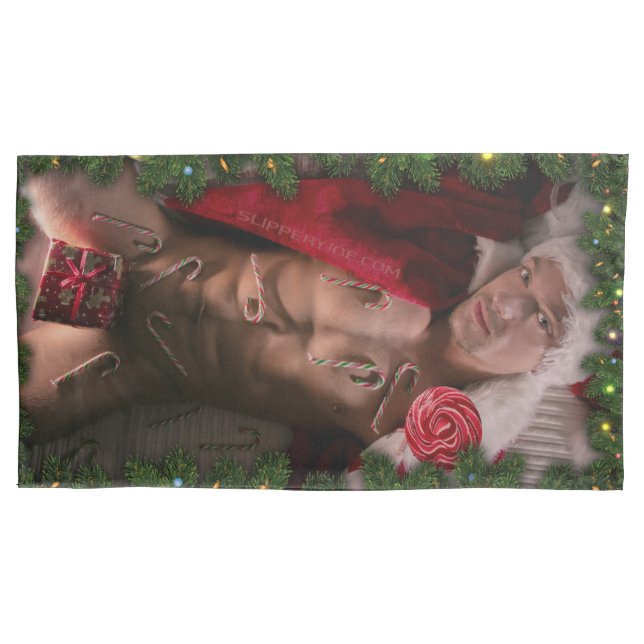 SlipperyJoe male chest six pack stomach bare torso Pillowcase (Front)