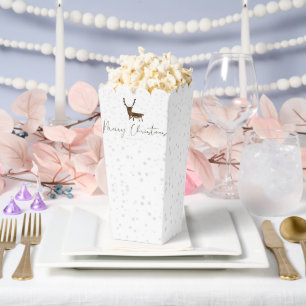 SlipperyJoe Merry Christmas reindeer red-nose antl Favor Box