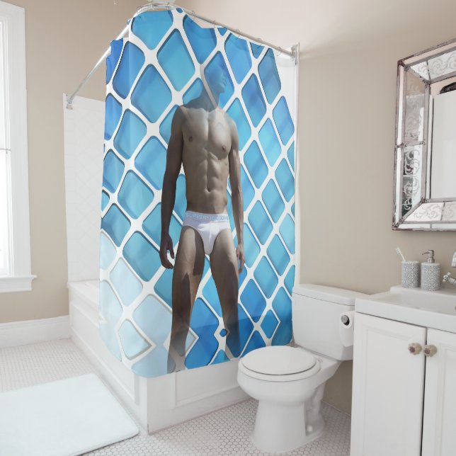 SlipperyJoe muscular man six-pack abs male white u (In Situ)