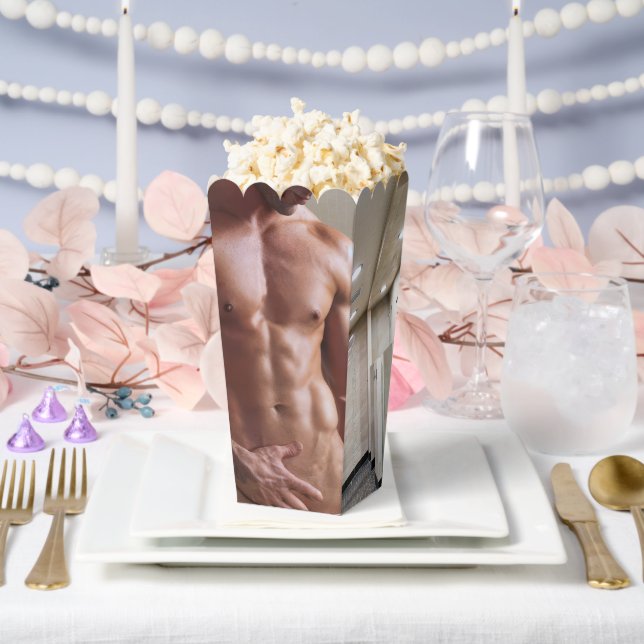 SlipperyJoe shirtless muscular man sixpack abs fit Favor Box (Wedding)