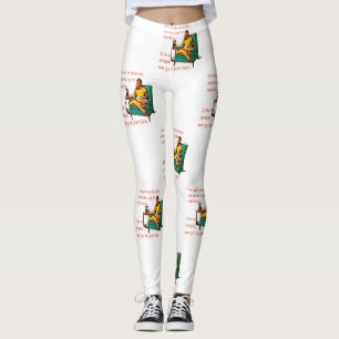 SlipperyJoe socializing drinking party vintage wom Leggings