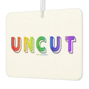 SlipperyJoe uncut vibrant lively neon rainbow ener Air Freshener