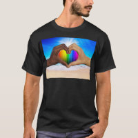 SlipperyJoe vivid rainbow gradient heart interraci