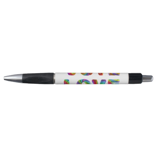 SlipperyJoe vote love equality rainbow-coloured fu Pen (Front)