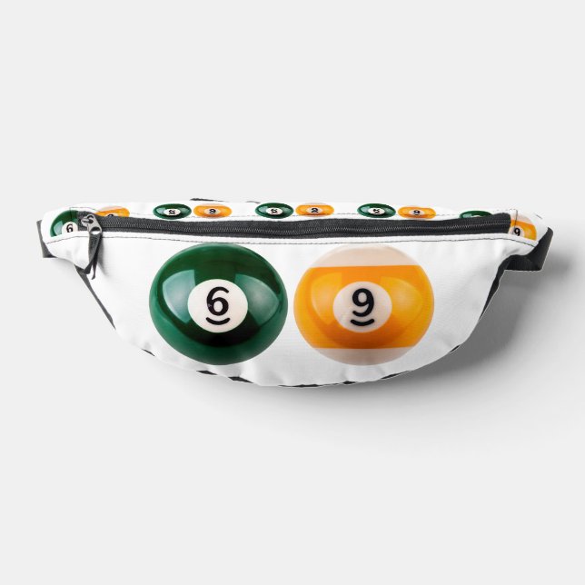 SlipperyJoe's 69 hard pool table two billiard ball Fanny Pack (Lay Down)