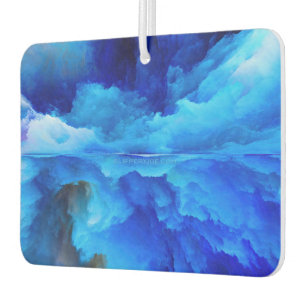 SlipperyJoe's abstract cloud artwork colourful sur Air Freshener