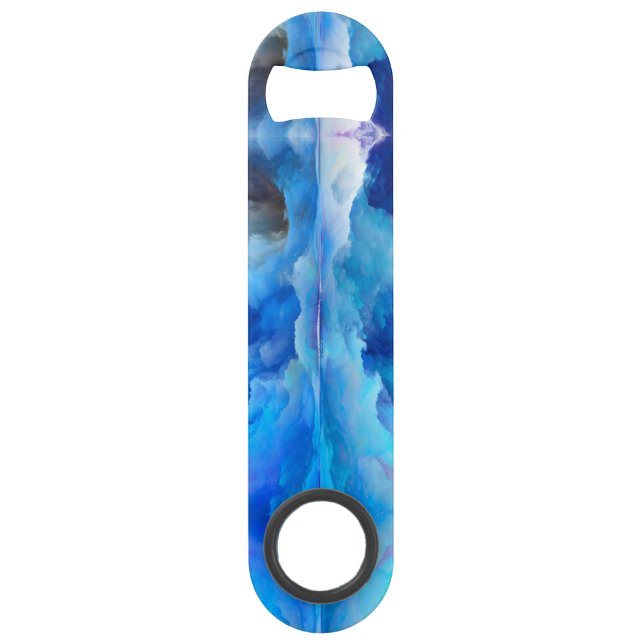 SlipperyJoe's abstract cloud artwork colourful sur Bar Key (Front)