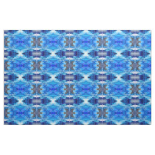 SlipperyJoe's abstract cloud artwork colourful sur Fabric