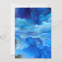 SlipperyJoe's abstract cloud artwork colourful sur