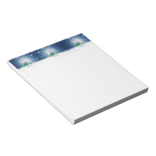 SlipperyJoe's adorable Christmas snowman character Notepad