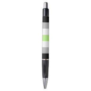 SlipperyJoe's Agender Pride Flag gay gifts LGBTQIA Pen