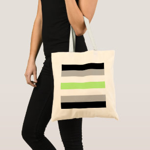 SlipperyJoe's Agender Pride Flag gay gifts LGBTQIA Tote Bag