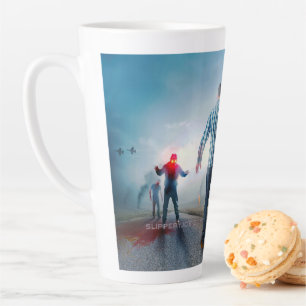 SlipperyJoe's apocalyptic infection hazard Hallowe Latte Mug
