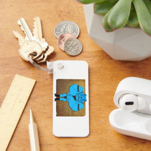 SlipperyJoe's artistic Gay muscle bear gay gifts L Keychain