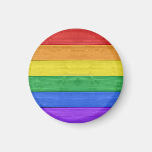 SlipperyJoe's artistic gay pride gifts LGBTQIA woo Magnet