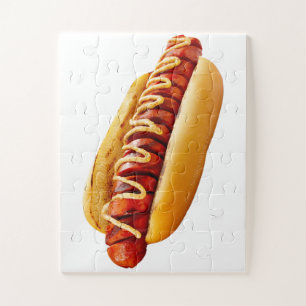 SlipperyJoe's artistic Hotdog gay pride gifts LGBT Jigsaw Puzzle