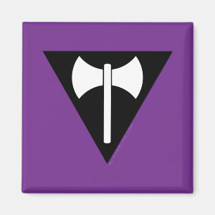 SlipperyJoe's artistic Lesbian Pride flag gay prid Magnet