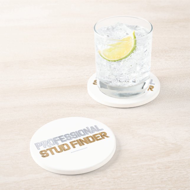 SlipperyJoe's artistic Professional Stud Finder ga Coaster (Side)