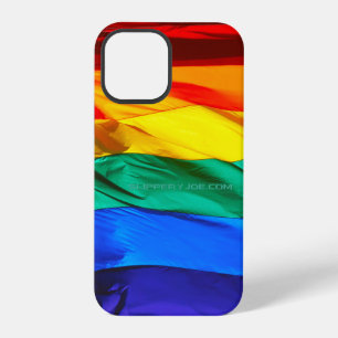 SlipperyJoe's artistic Wave Gay Pride Flag gifts L iPhone 12 Pro Case